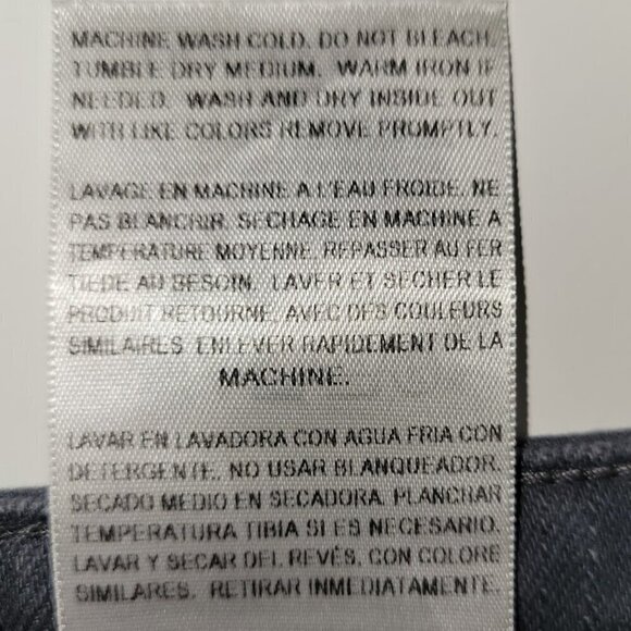 Dockers Straight Leg Mid Rise Gray Denim Jeans Women's Size 14 - Picture 6 of 7